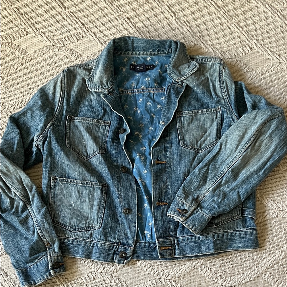 Ralph Lauren Indigo Floral Denim